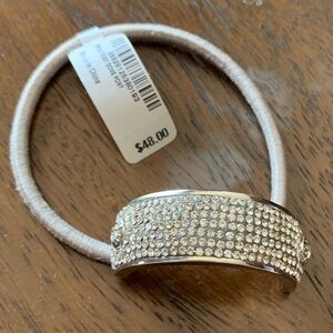Henri Bendel Crystal pony tail elastic